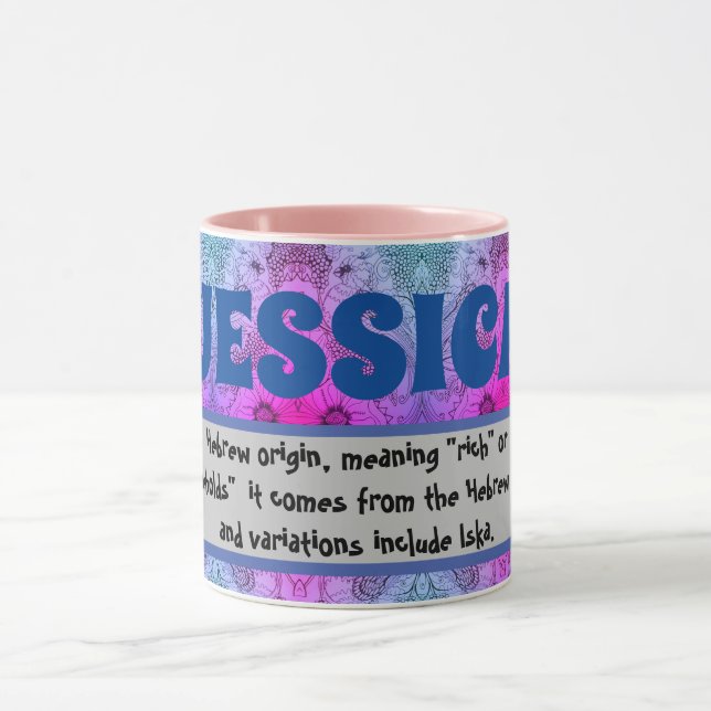 Mug - Names meaning (Jessica) (Center)