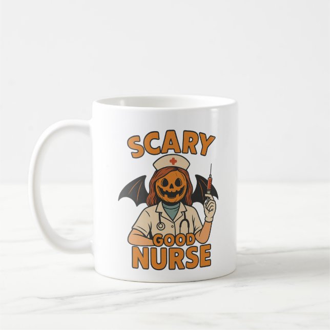 Mug Nurse Halloween Fun – Spooky Shift Magic (Left)