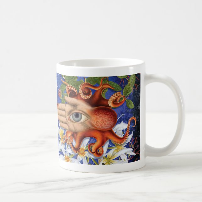 mug Octopi & Flowers Mug (Right)