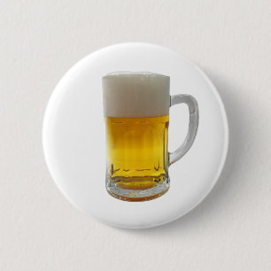 Mug of Beer 6 Cm Round Badge