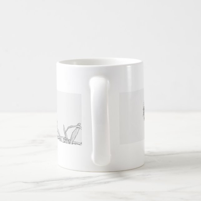Mug of Eagles HOME Second Nature B+W Feather (Handle)