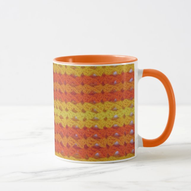Mug - Orange Afghan (Right)