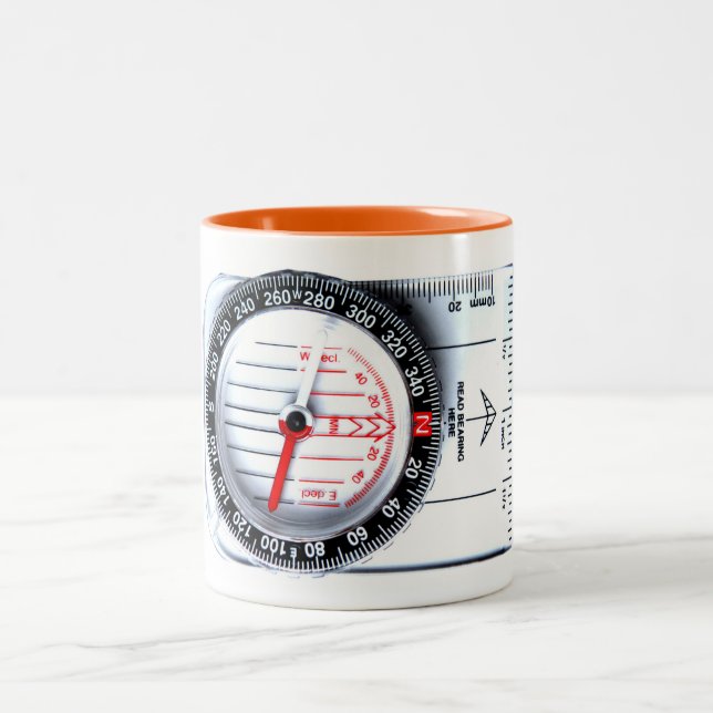 Mug - Orienteering compass (Center)