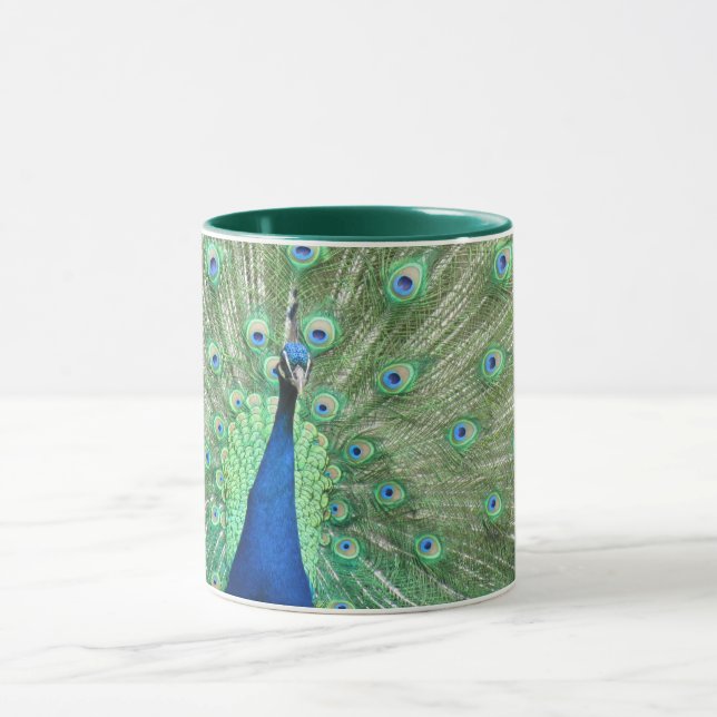 Mug - Peacock Tail Display (Center)