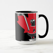 Mug Penguins Hockey Canada N&B