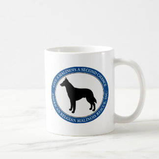 Mug, personalised & Malinois Rescue Logo Coffee Mug