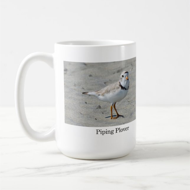 Mug, Piping Plover Coffee Mug (Left)