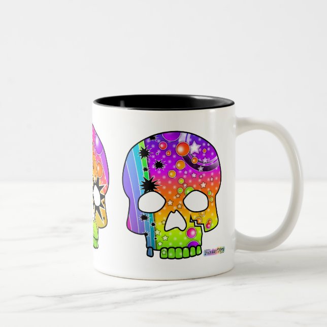 Mug - POP ART SKULLS (Right)