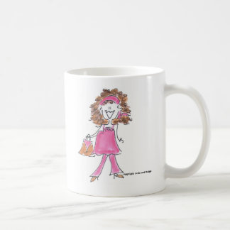 Mug- Pregnant-PinkBrown, copyright Lovie and Dodge Coffee Mug