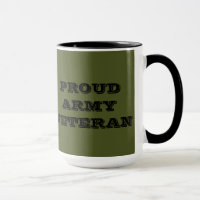 Mug Proud Army Veteran