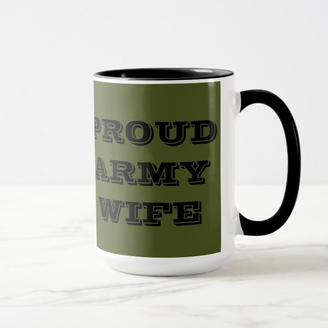 Mug Proud Army Wife (Right)