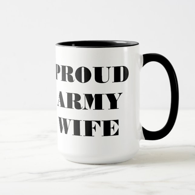 Mug Proud Army Wife (Right)