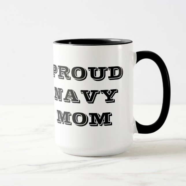 Mug Proud Navy Mum (Right)