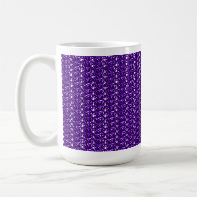 Mug Purple Glitter (Left)