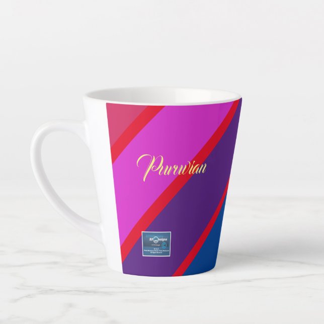 Mug - Puruvian (Purple Rainbow) RFPMDesigns ©️2023 (Left)