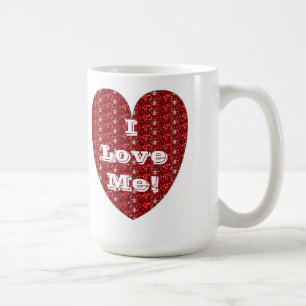 Mug Red Heart I Love Me