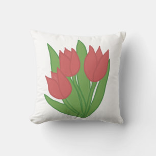 Mug - Red Tulips - Ceramic mug for coffee or tea Cushion