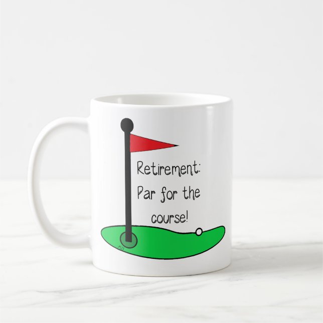 Mug - Retirement: Par for the course (Left)