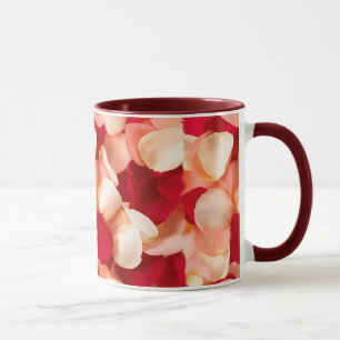 mug rose petals