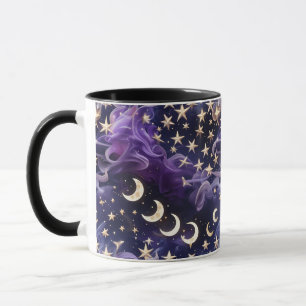 Mug - Royal Amethyst Celestial Moon