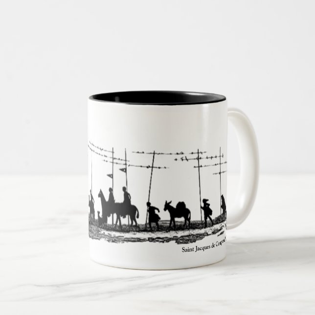 Mug Saint Jacques de Compostelle Chemin (Front Right)