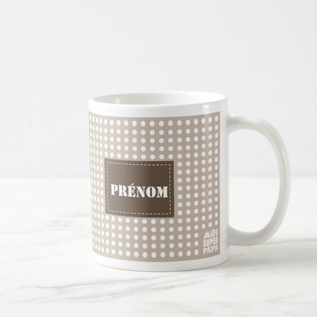 Mug sands to personalize - Me Super Dad (Right)