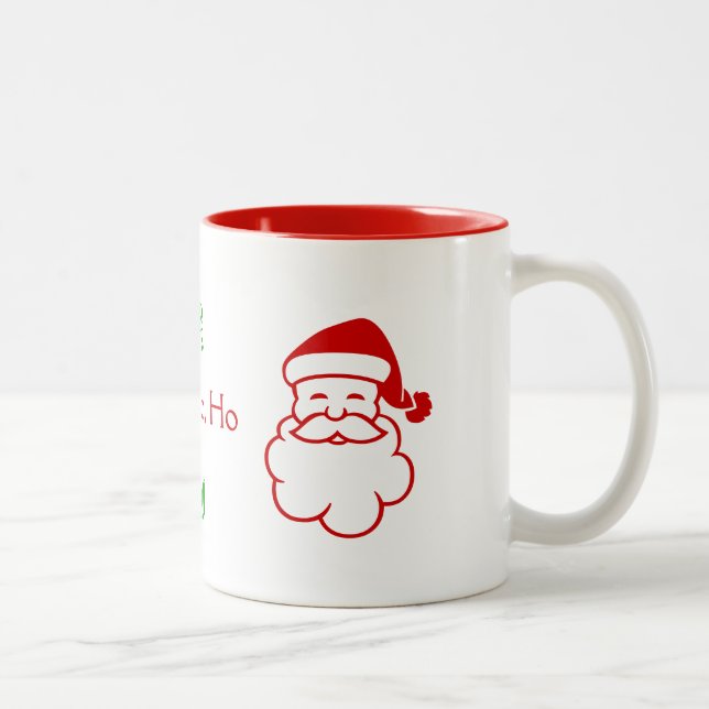Mug - Santa and Holly (Right)