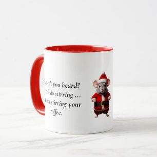 Mug  - Santa Mouse not Stirring