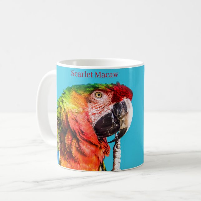 Mug:Scarlet Macaw Coffee Mug (Front Left)