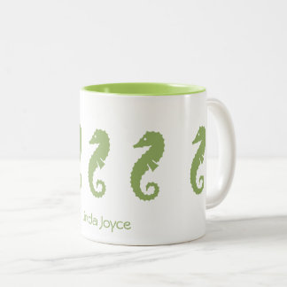 Mug - Sea Horses (green)