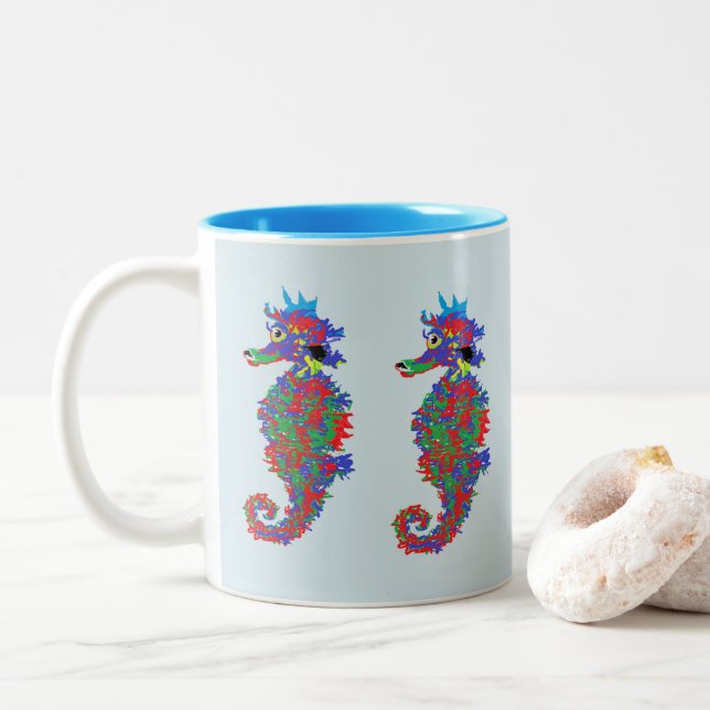 Mug / Seahorse (With Donut)