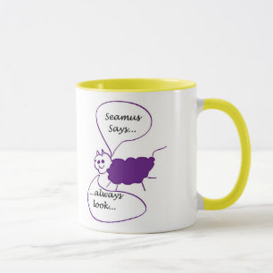 Mug: Seamus the Sheep Says... Bright Side Mug
