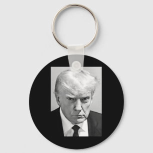 Mug Shot - Donald Trump Mug Shot  Key Ring