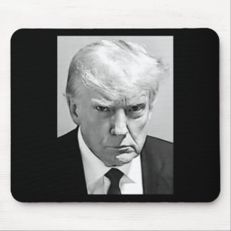 Mug Shot - Donald Trump Mug Shot Mouse Pad
