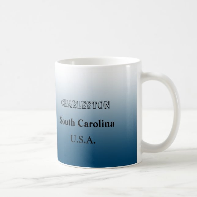 Mug - South Carolina State Map with City (Right)