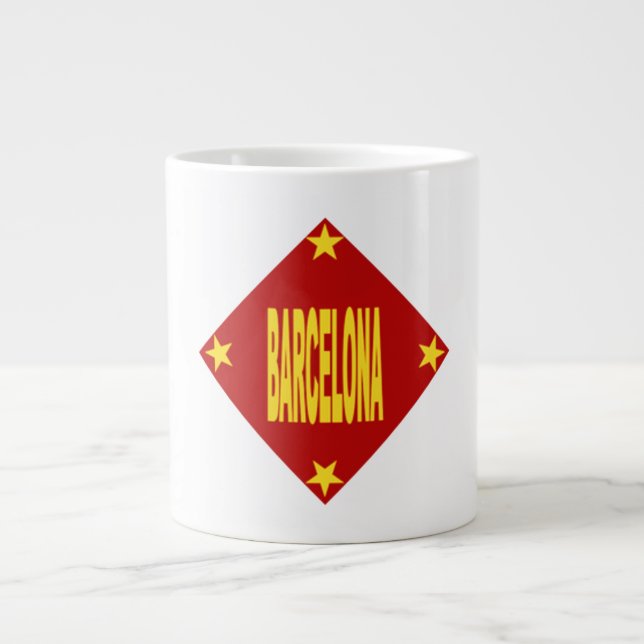 Mug Specialty  Jumbo Design BARCELONA (Front)
