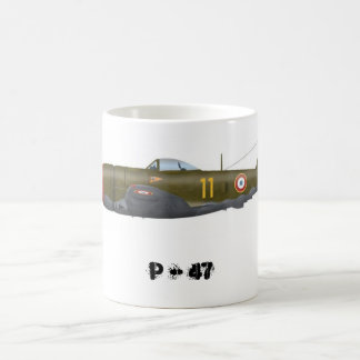 Mug Squadron of Hunting 02,003 Champagne - P47