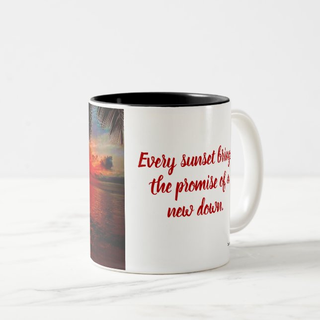 Mug Sunset Editable (Front Right)