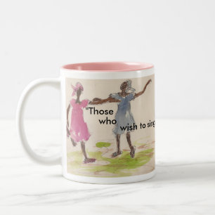 Mug/Swedish Proverb Two-Tone Coffee Mug