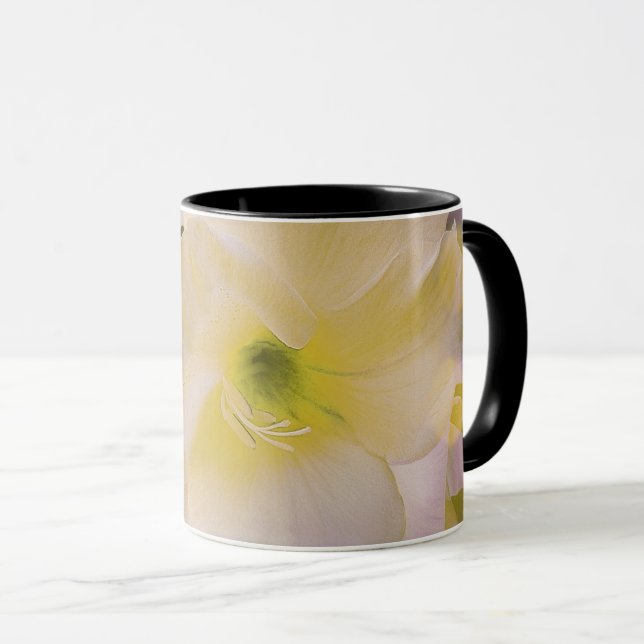 Mug Sword Lily Green Bokeh (Front Right)