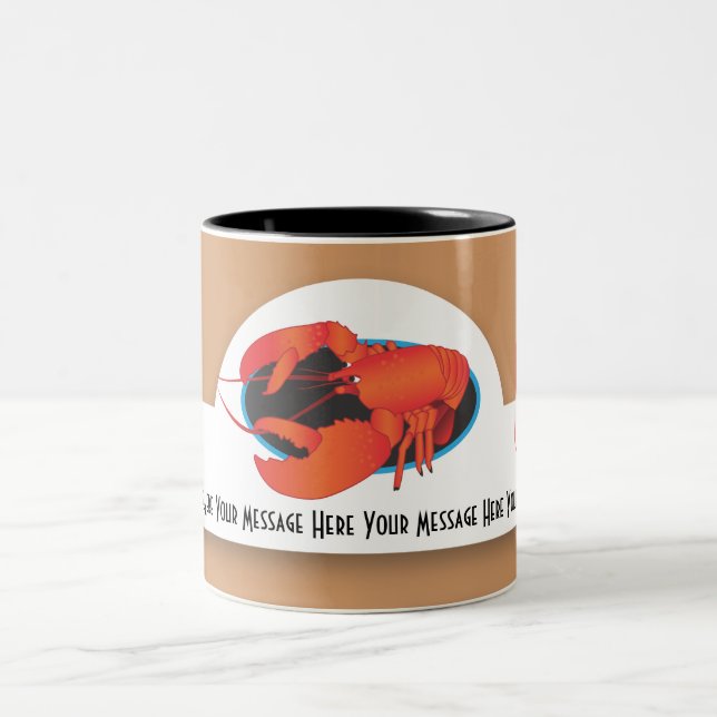 Mug Template Lobster (Center)