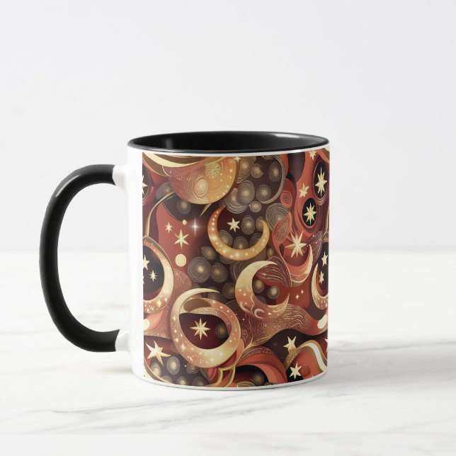 Mug - Terracotta Celestial Moon (Left)