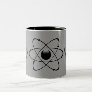 Mug The Mighty Atom 1950s Vintage Retro BLACK +200