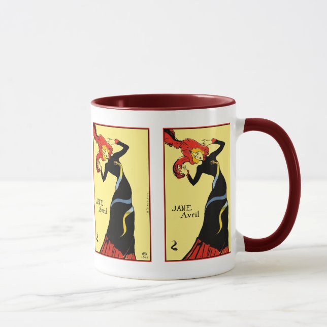 Mug: Toulouse Lautrec - Jane Avril Mug (Right)