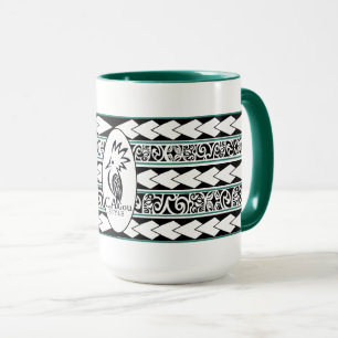 Mug Tribal Ethnic Green Hunter