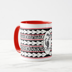 Mug Tribal Ethnic Red