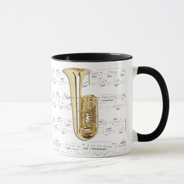 Mug - Tuba with sheet music (Right)
