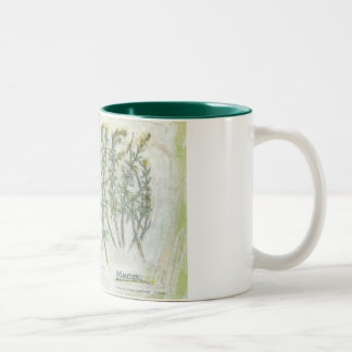 mug - two tone botanical print