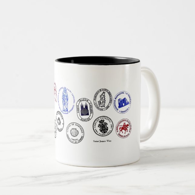 Mug Two Tones Saint James Way (Front Right)