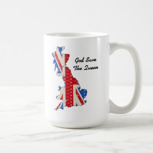 Mug UK Flag God Save The Queen